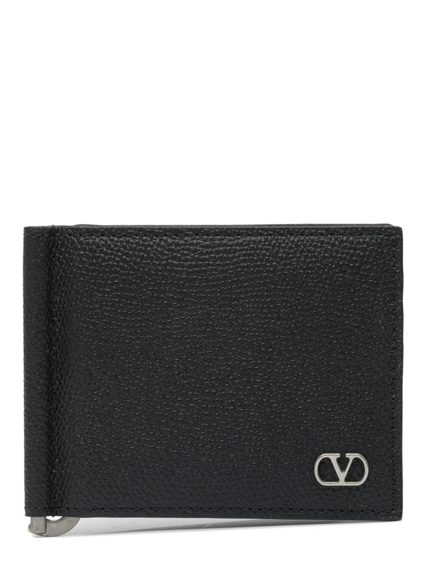 Leather wallet wirh VLogo