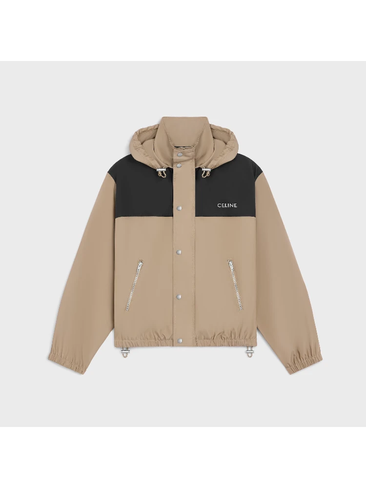 Nylon windbreaker jacket