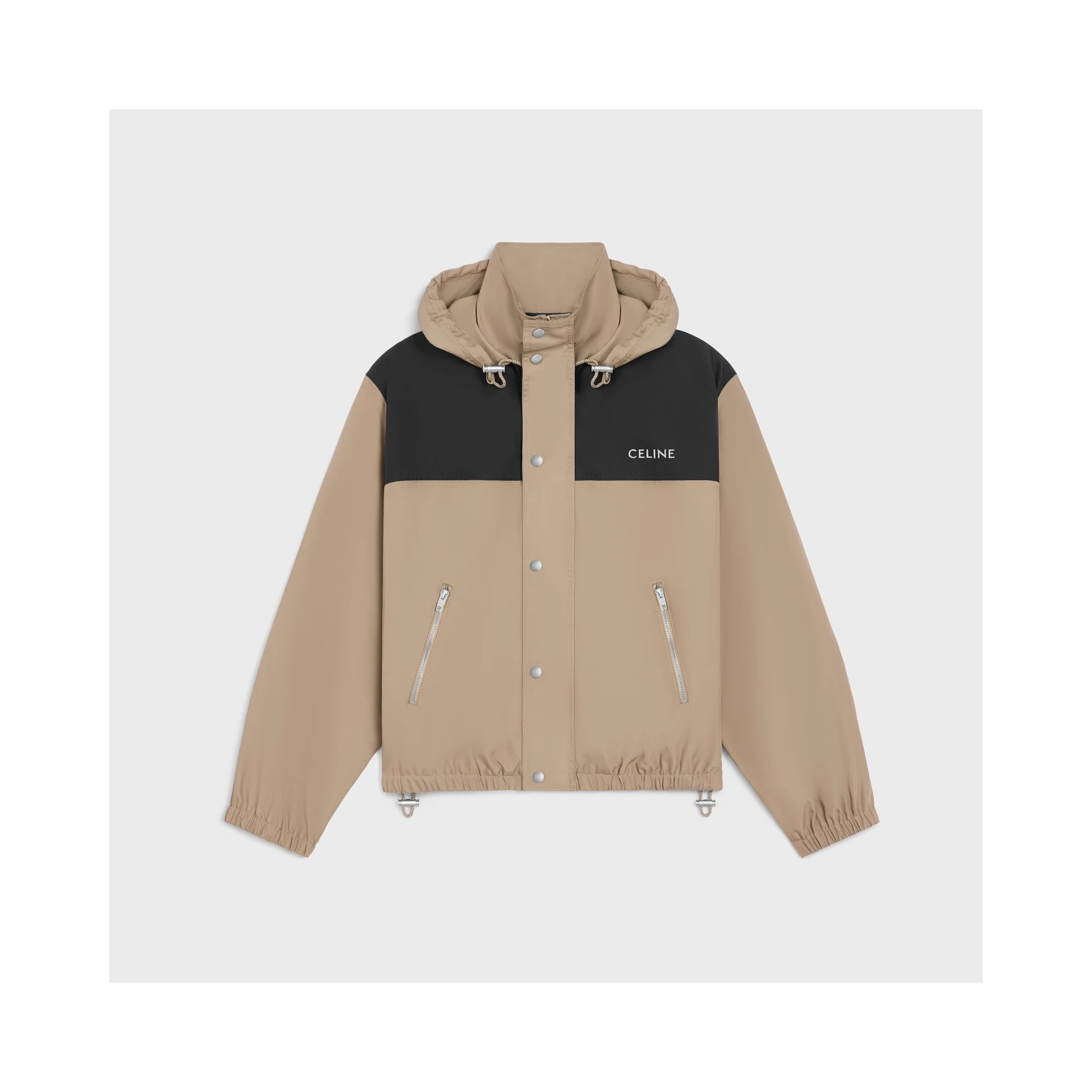 Nylon windbreaker jacket
