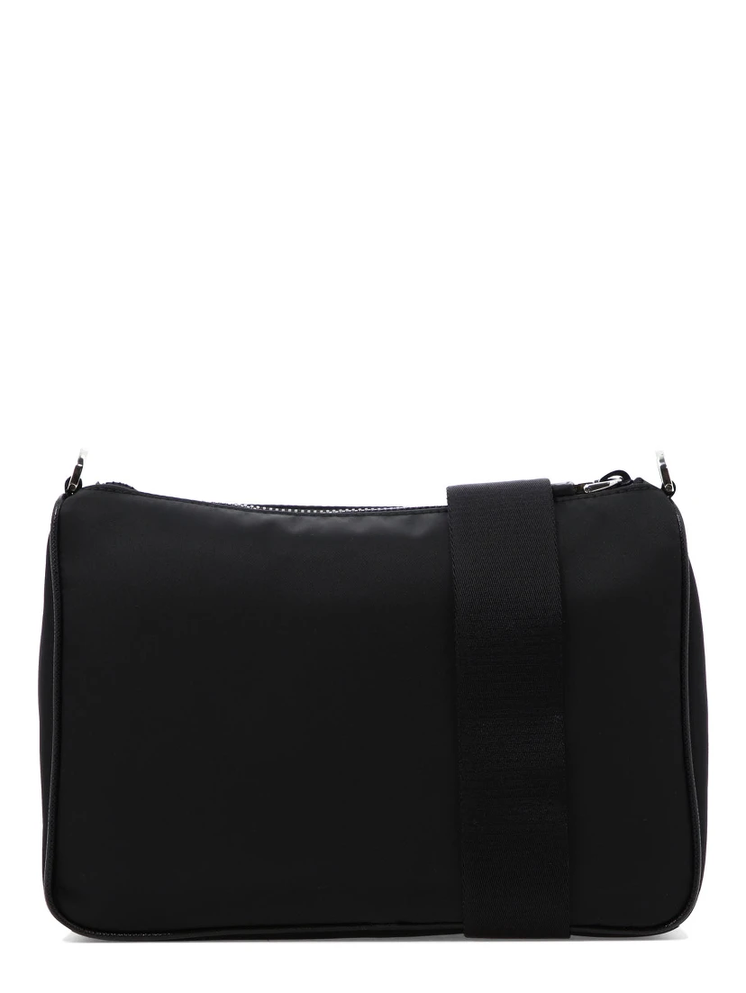 Re-Nylon and Saffiano crossbody bag
