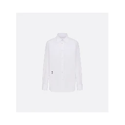 Button Long-sleeved Shirt In White