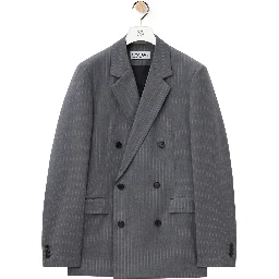 Double-breasted jacket in wool