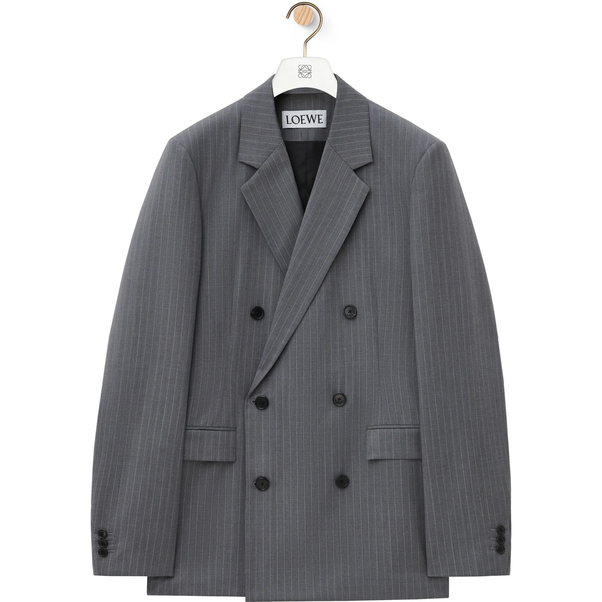 Double-breasted jacket in wool