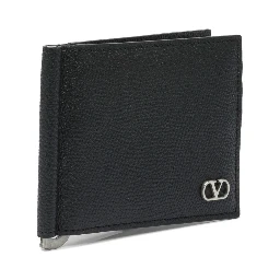 Leather wallet wirh VLogo
