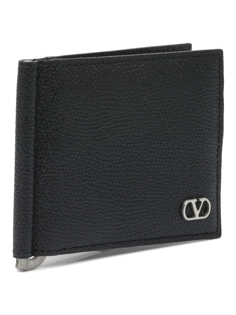 Leather wallet wirh VLogo