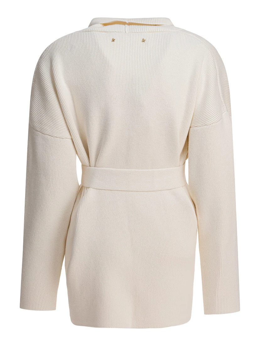 Cardigan with floral embroidery