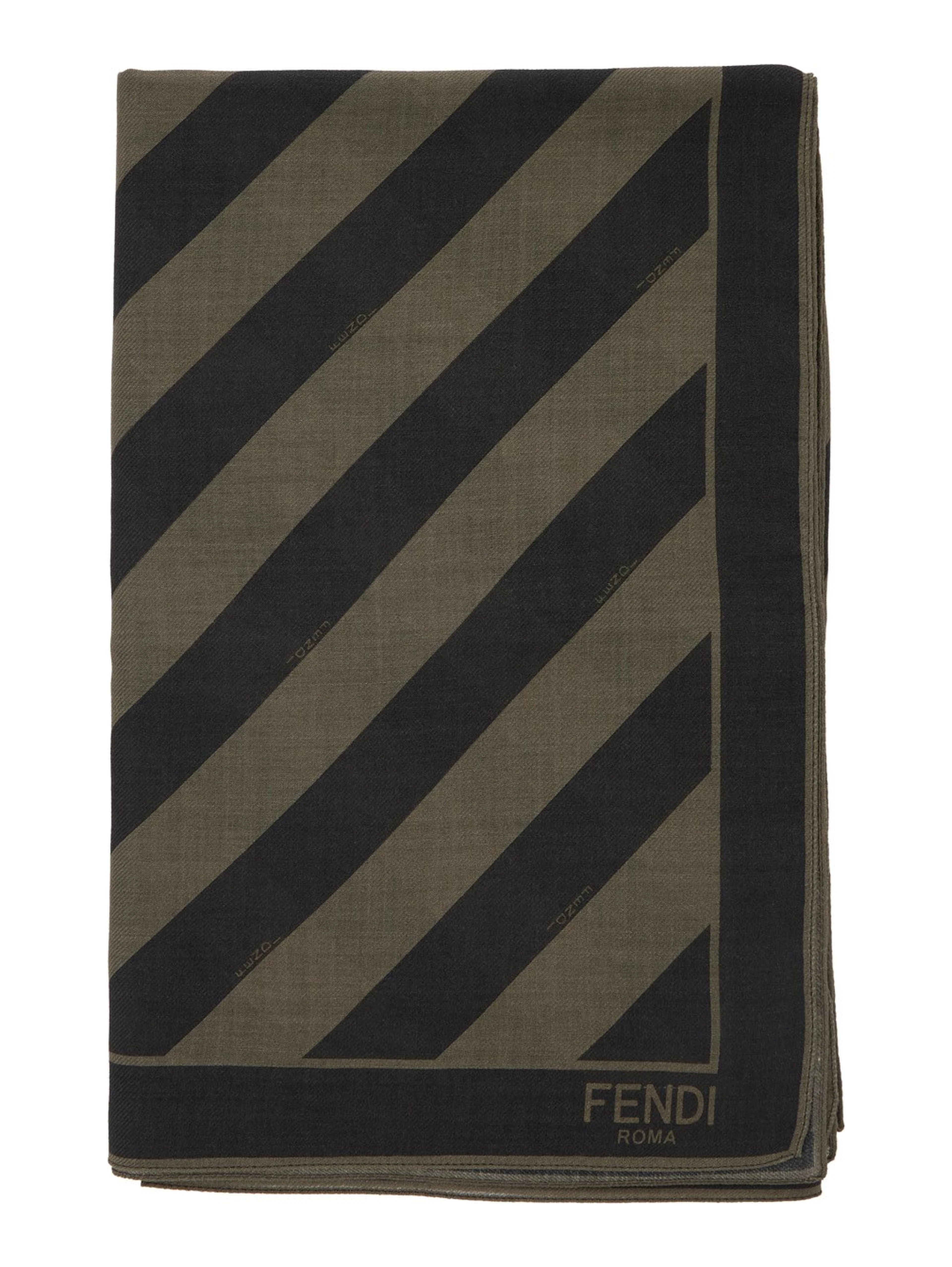 Silk and wool scarf