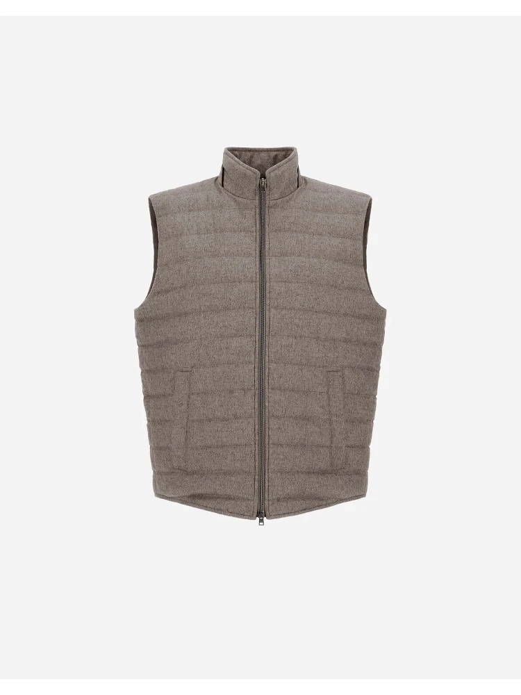 Cashmere and silk sleeveless