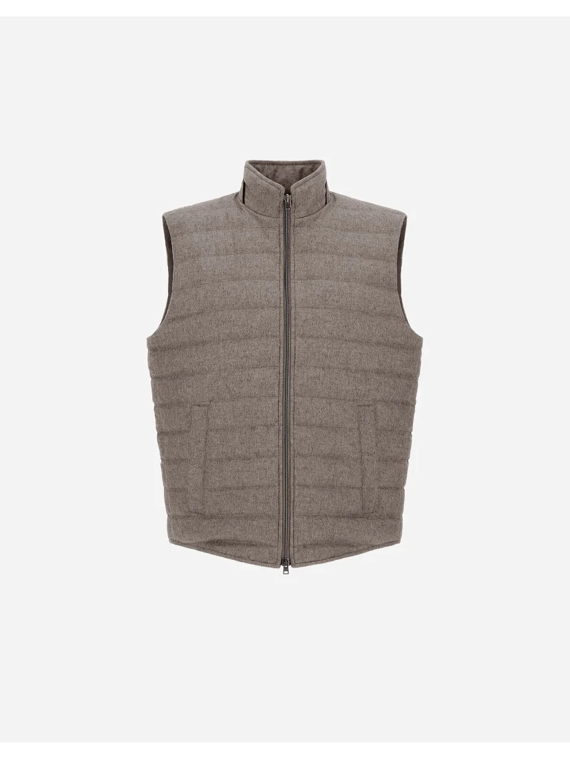 Cashmere and silk sleeveless