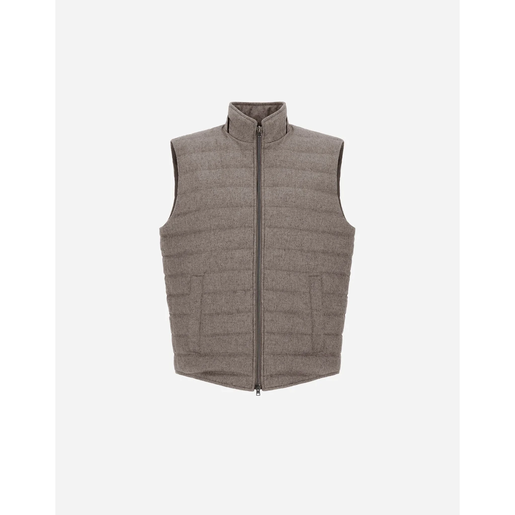 Cashmere and silk sleeveless