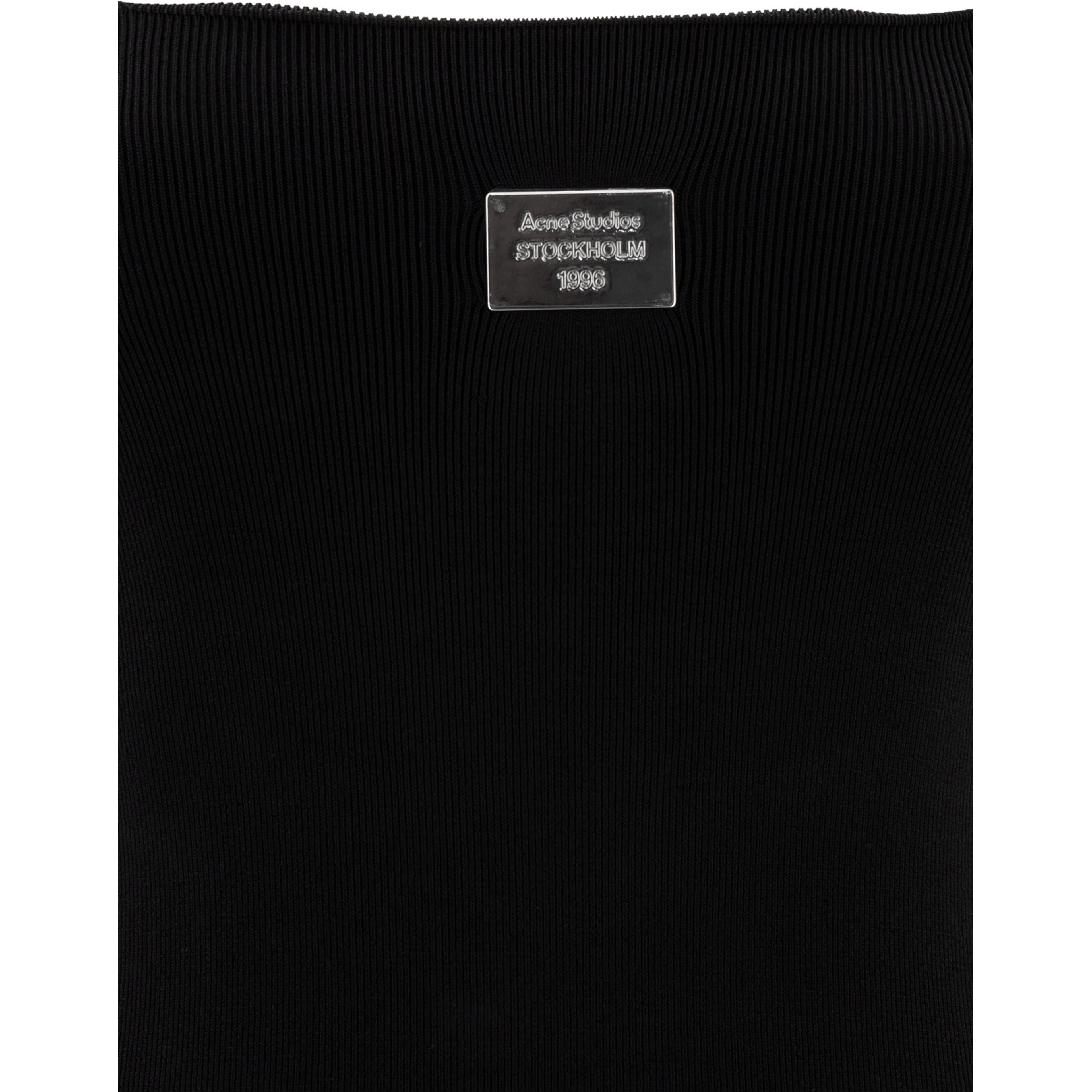 Strap logo dress