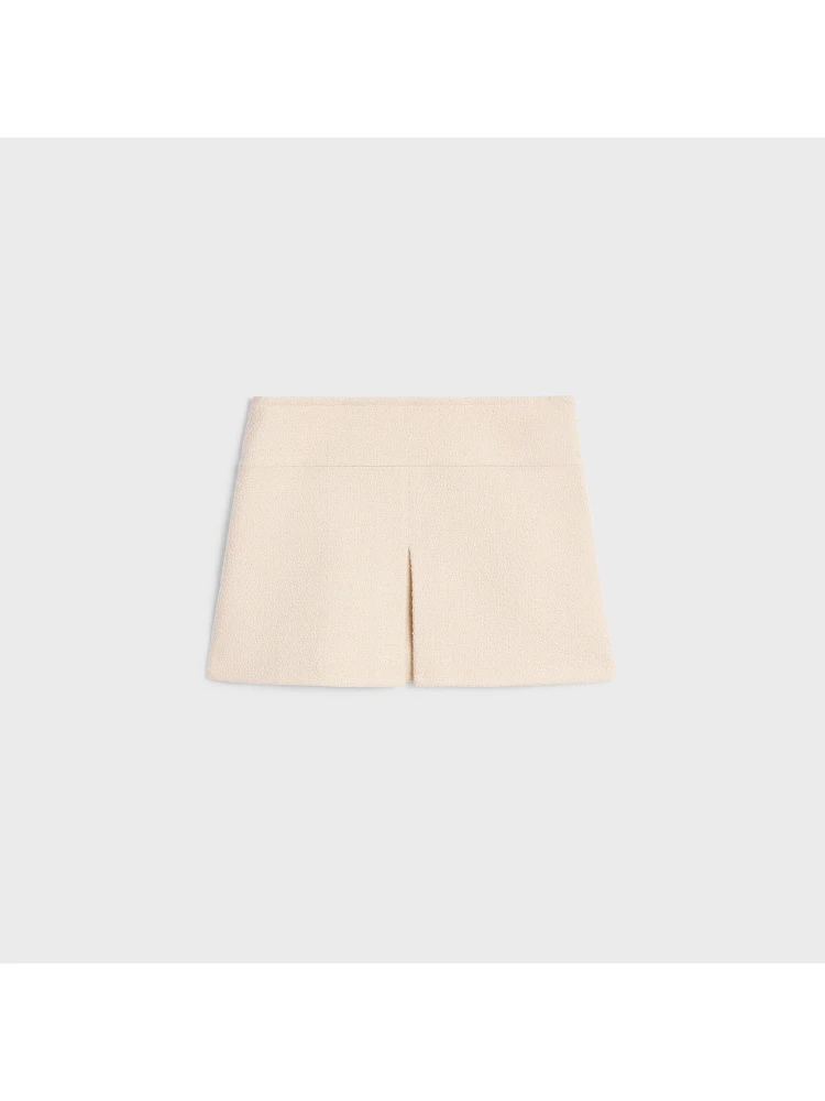 Cashmere tweed skirt