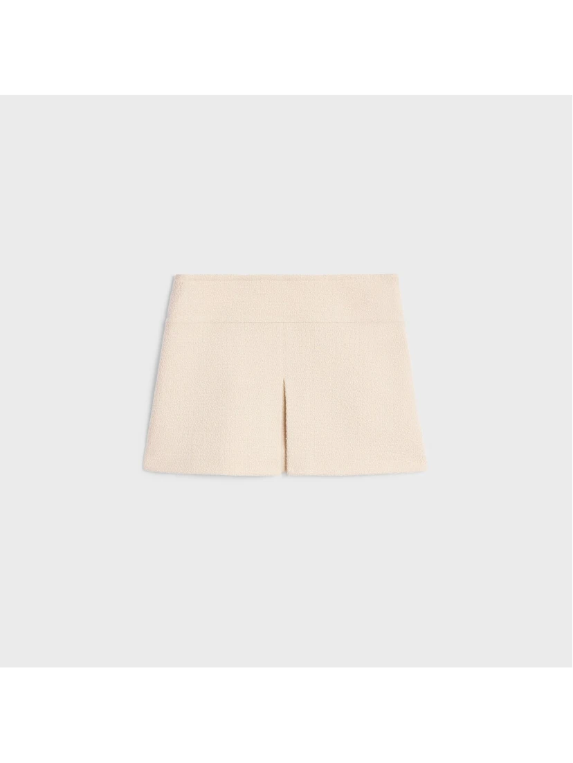 Cashmere tweed skirt