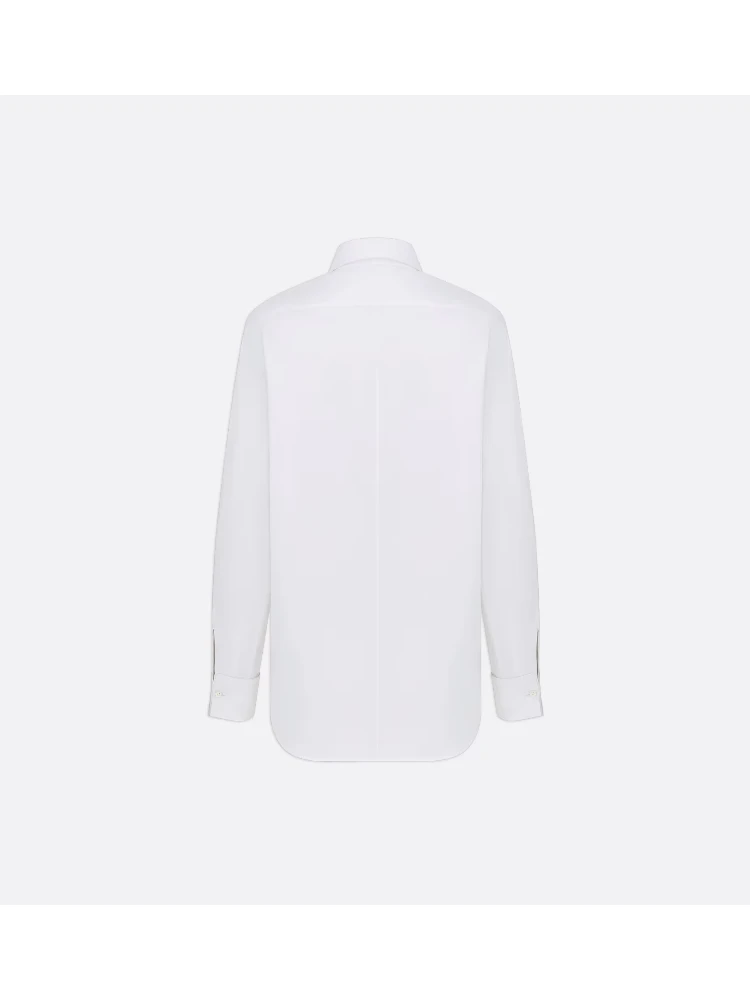 Button Long-sleeved Shirt In White alternative