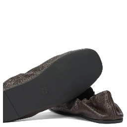 Embossed-logo loafers