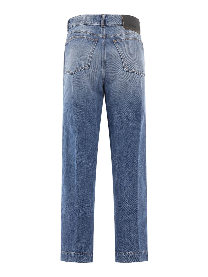 "Conio" cropped jeans