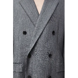 Double-breasted jacket in wool