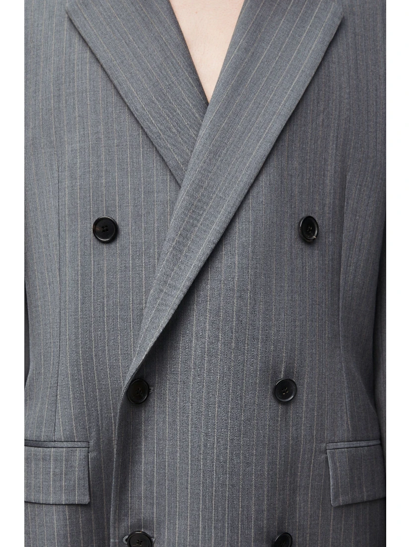 Double-breasted jacket in wool