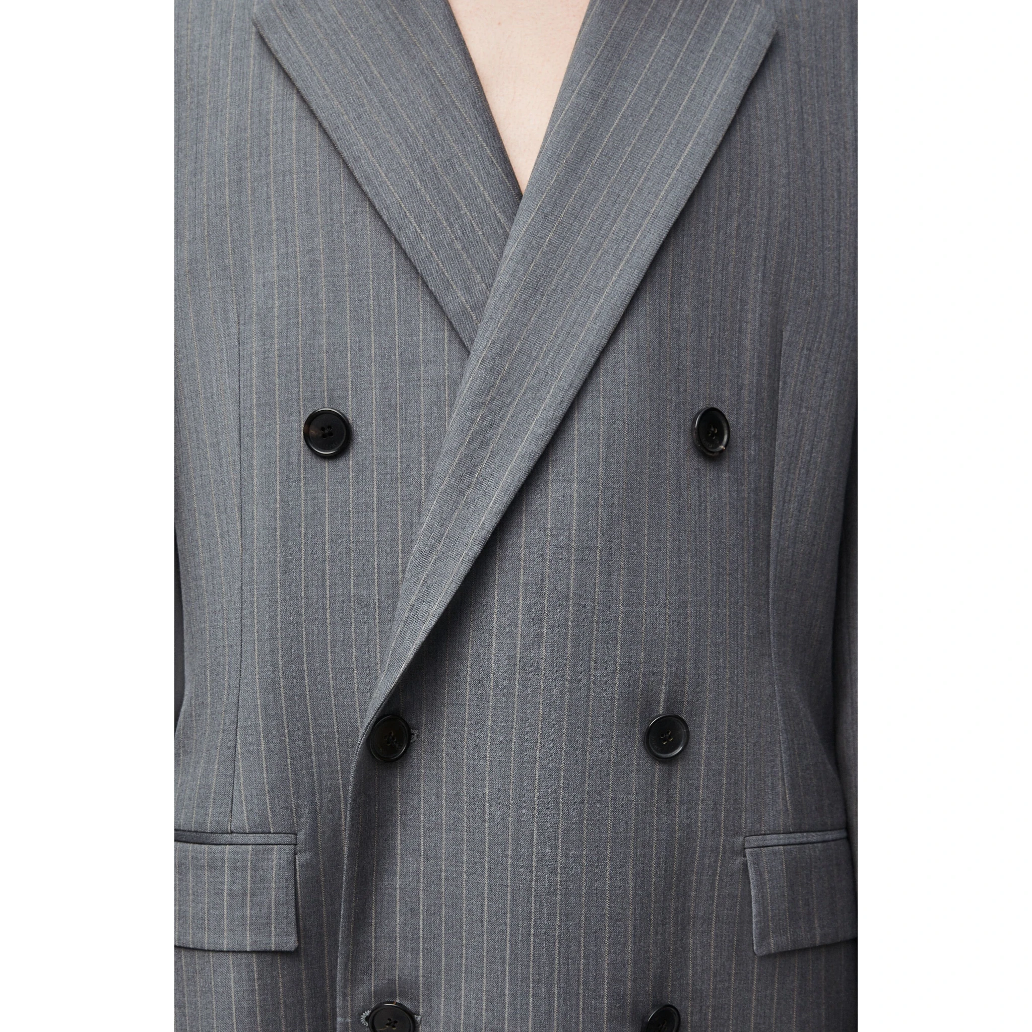 Double-breasted jacket in wool