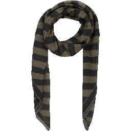 Silk and wool scarf