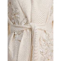 Cardigan with floral embroidery