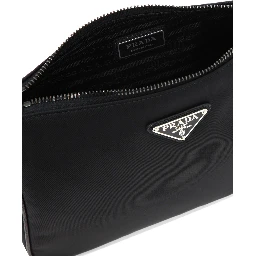 Re-Nylon and Saffiano crossbody bag