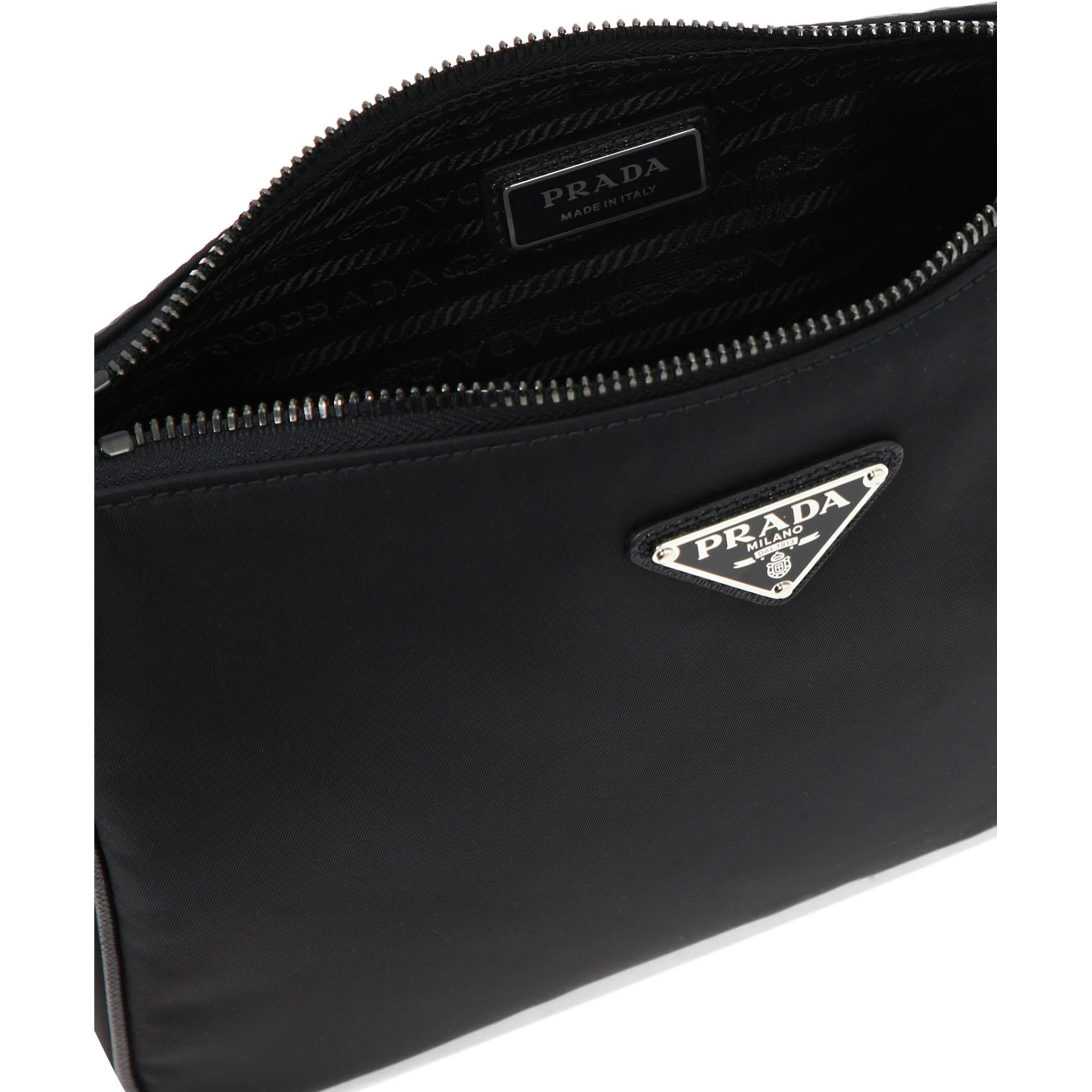 Re-Nylon and Saffiano crossbody bag