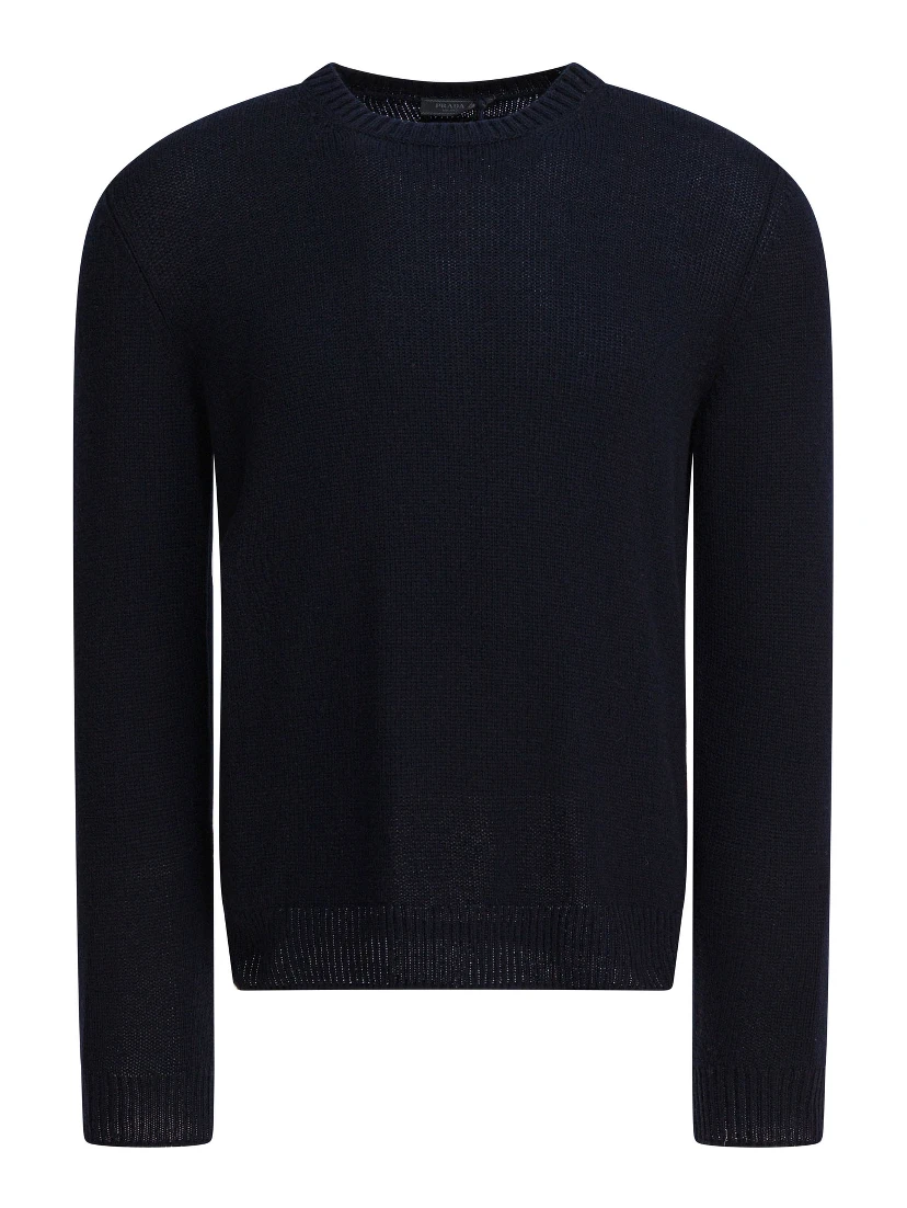 Cashmere crewneck knitwear