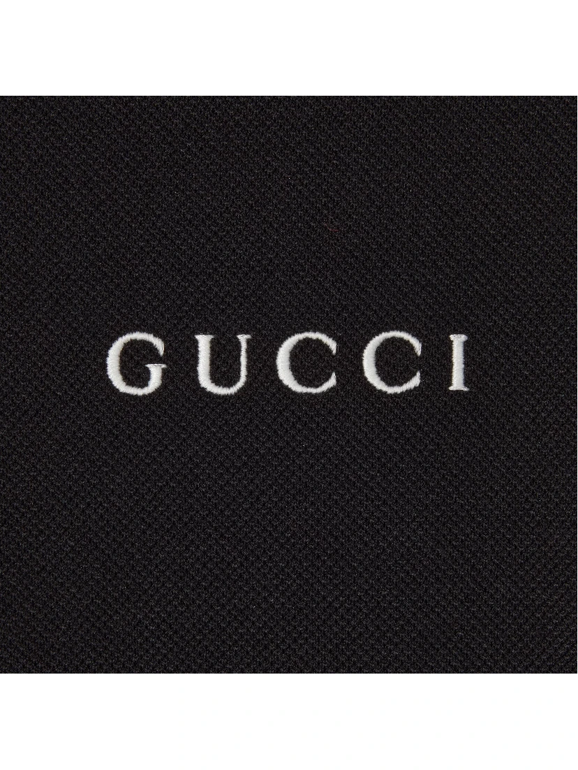 Polo in piquet cotton with logo