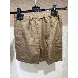 "Quebe" shorts in linen and silk