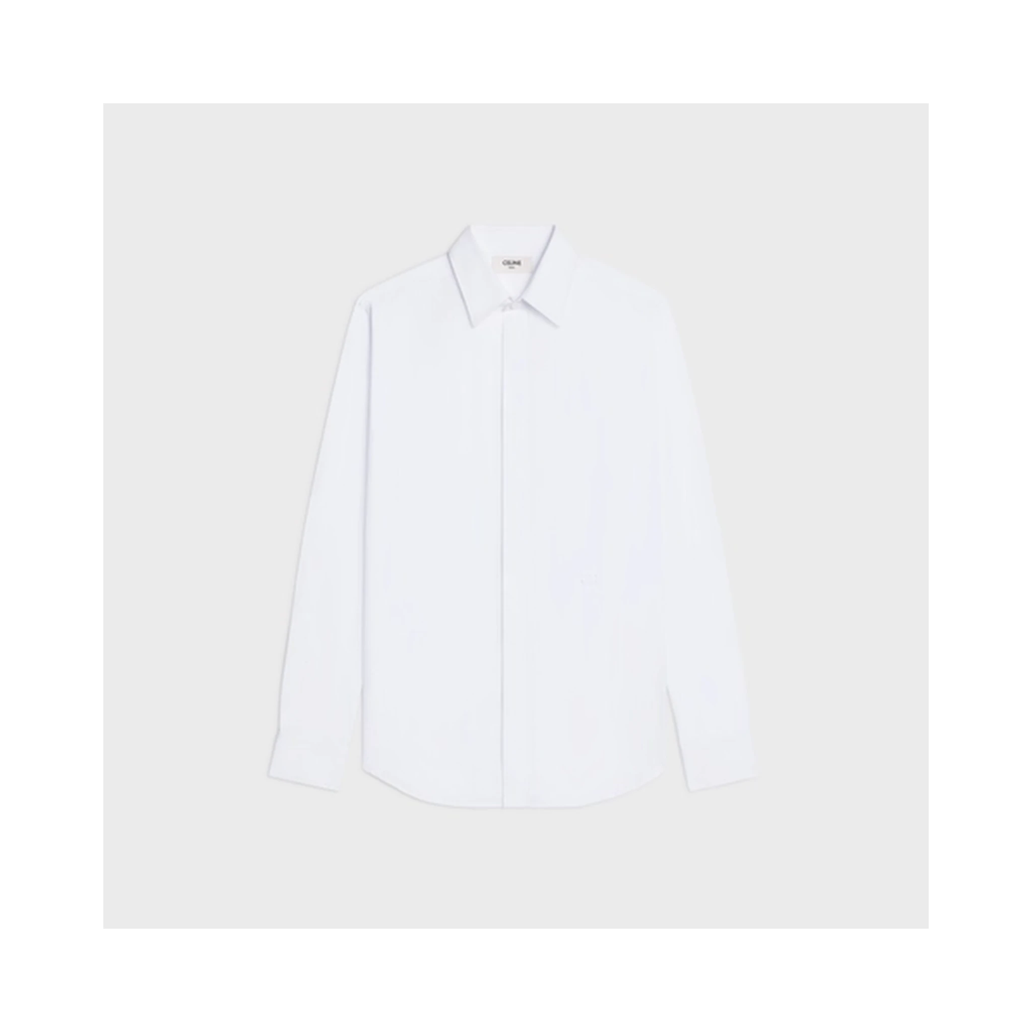 "Loose" shirt in cotton poplin