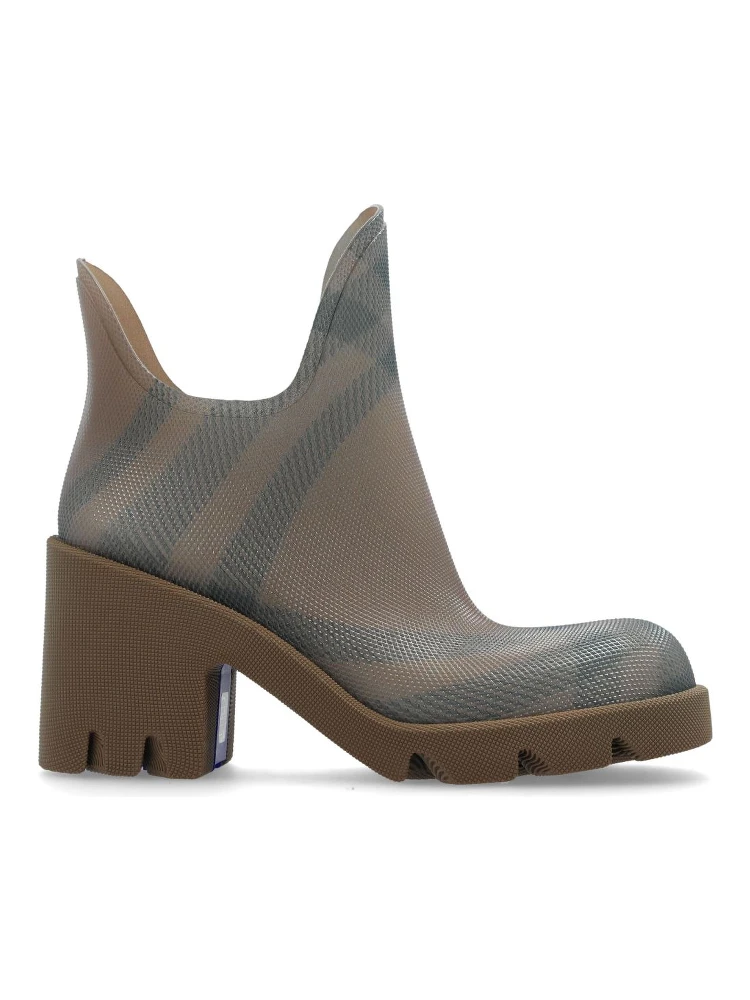 Marsh checked rubber boots