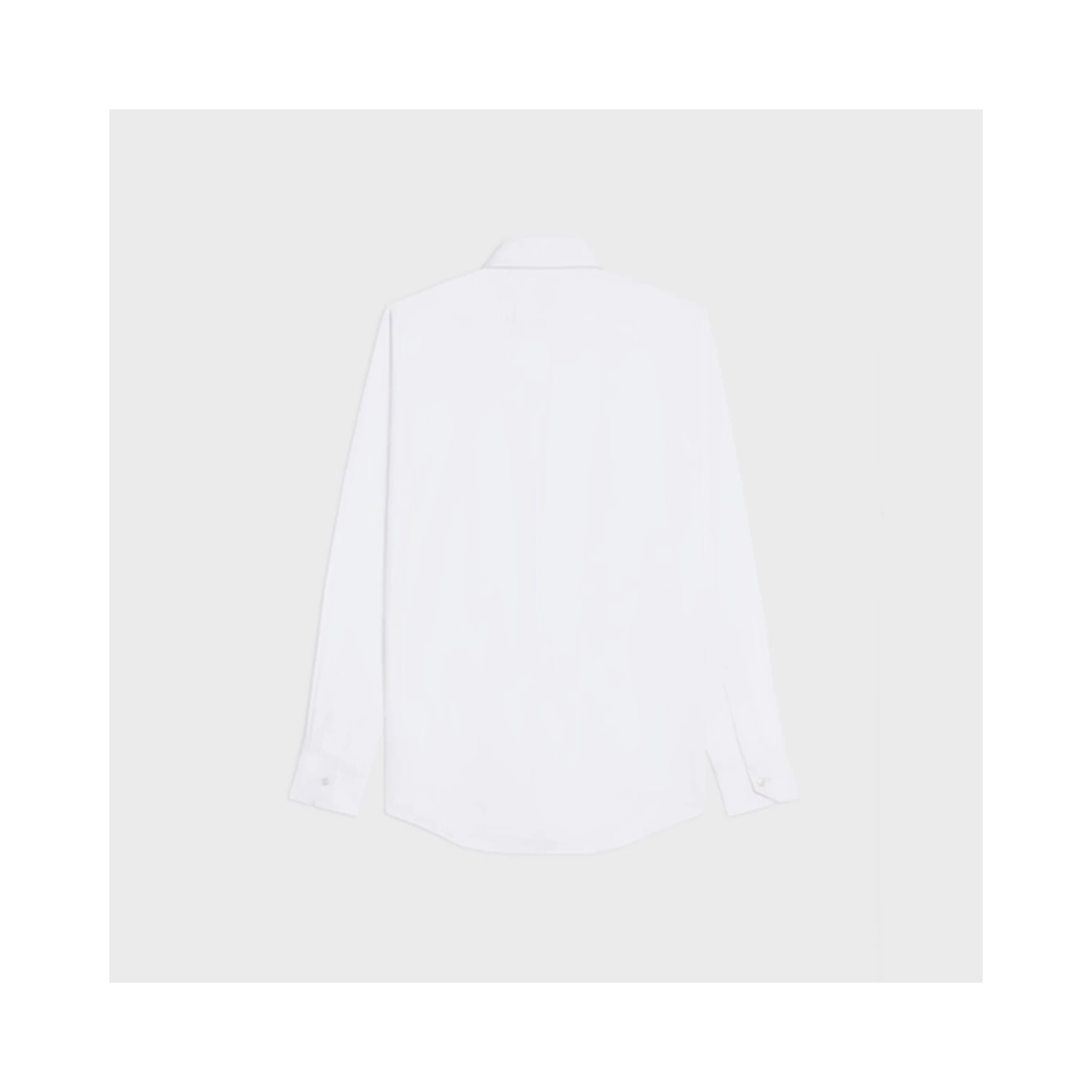 "Loose" shirt in cotton poplin