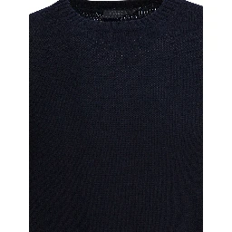 Cashmere crewneck knitwear