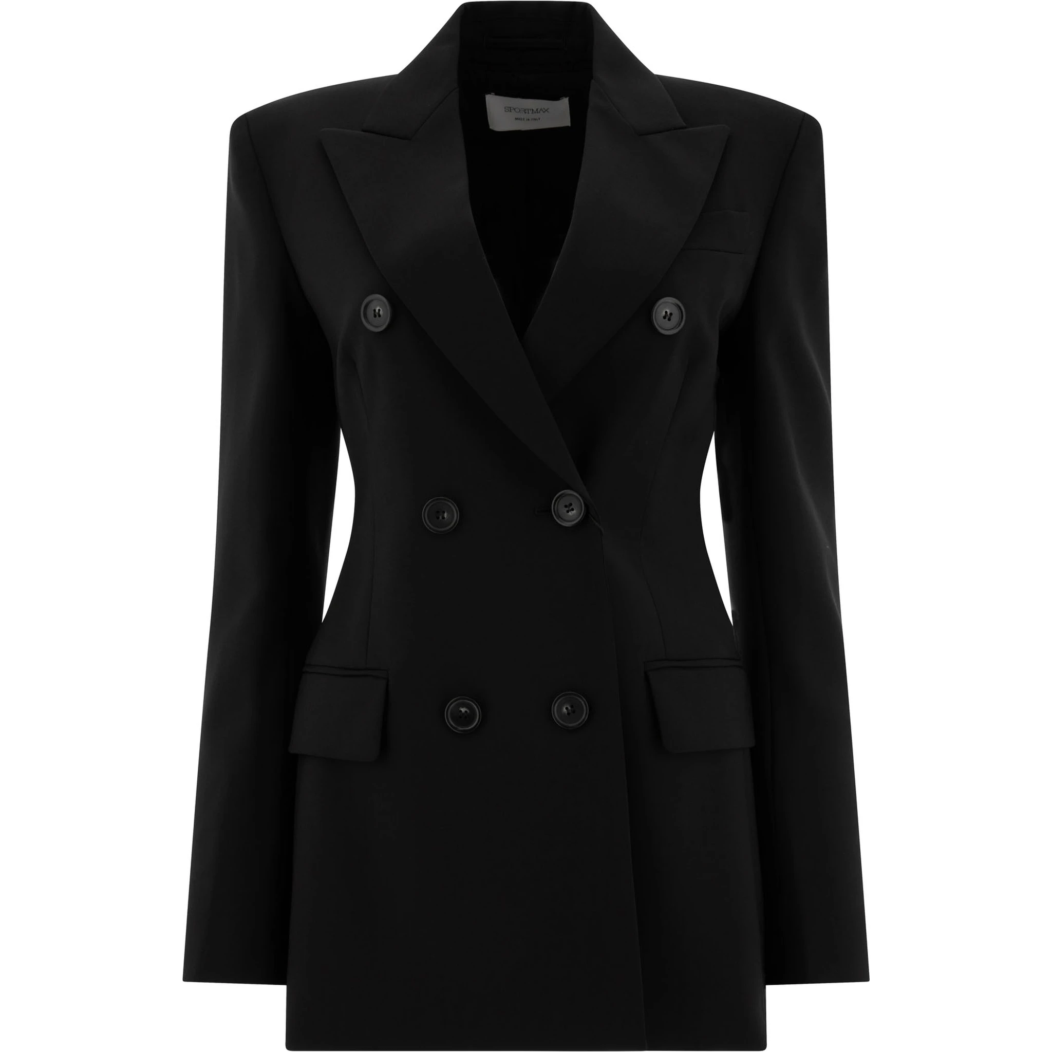 "Adamo" wool stretch double-breasted blazer