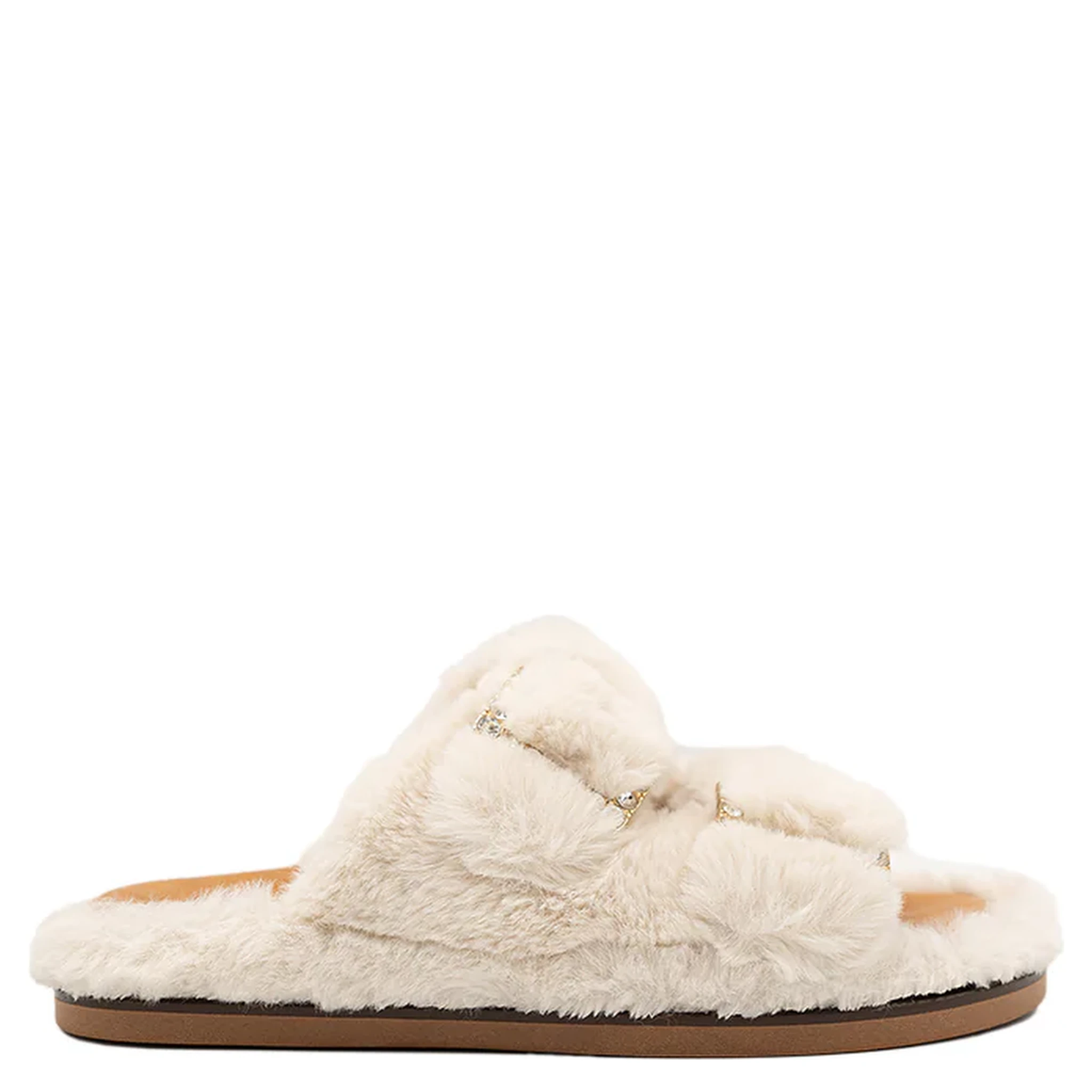 "Greta" eco fur slippers