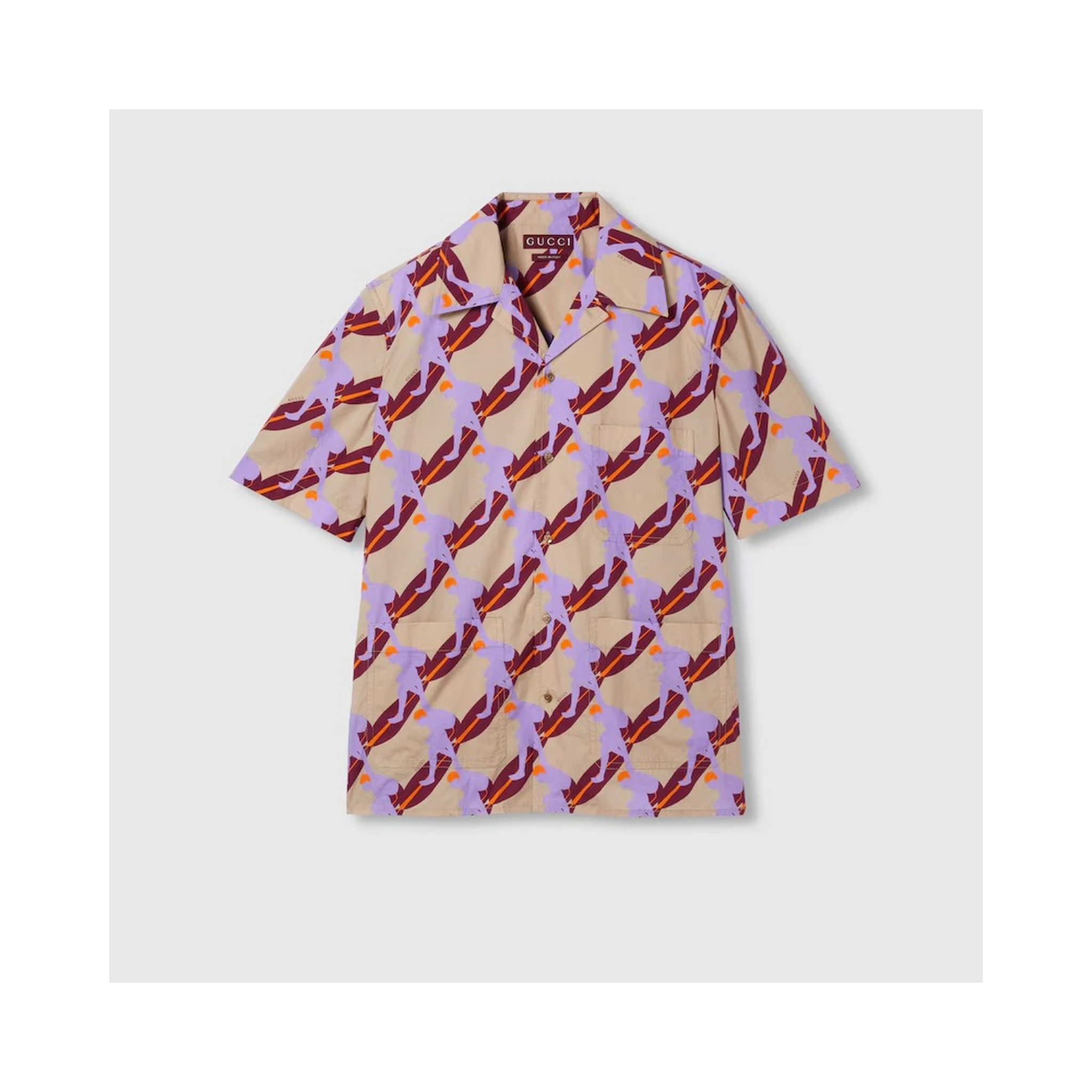 Shirt in popline cotton