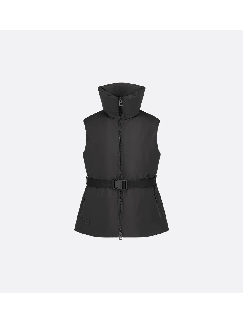 "DiorAlps" belted sleeveless down jacket