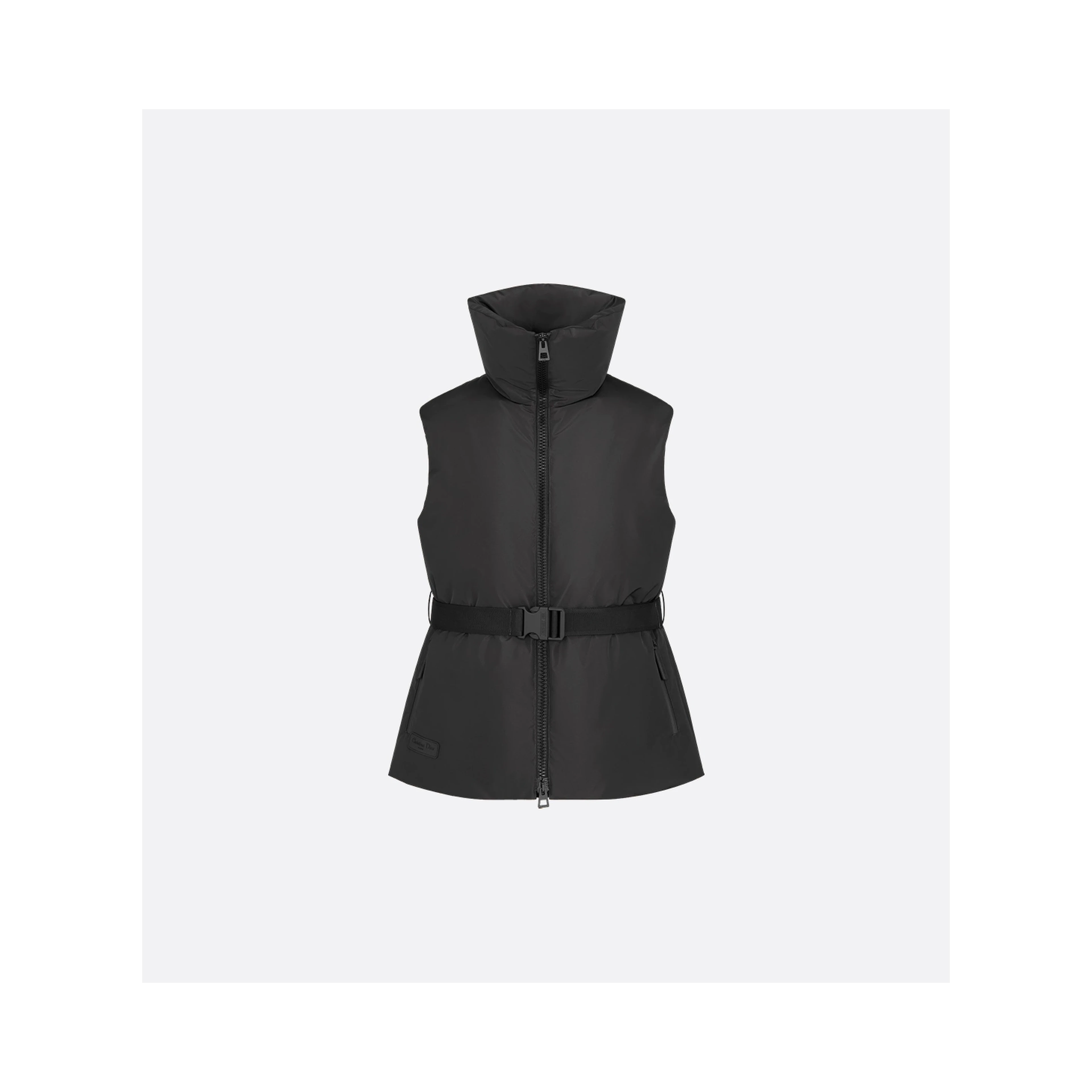 "DiorAlps" belted sleeveless down jacket