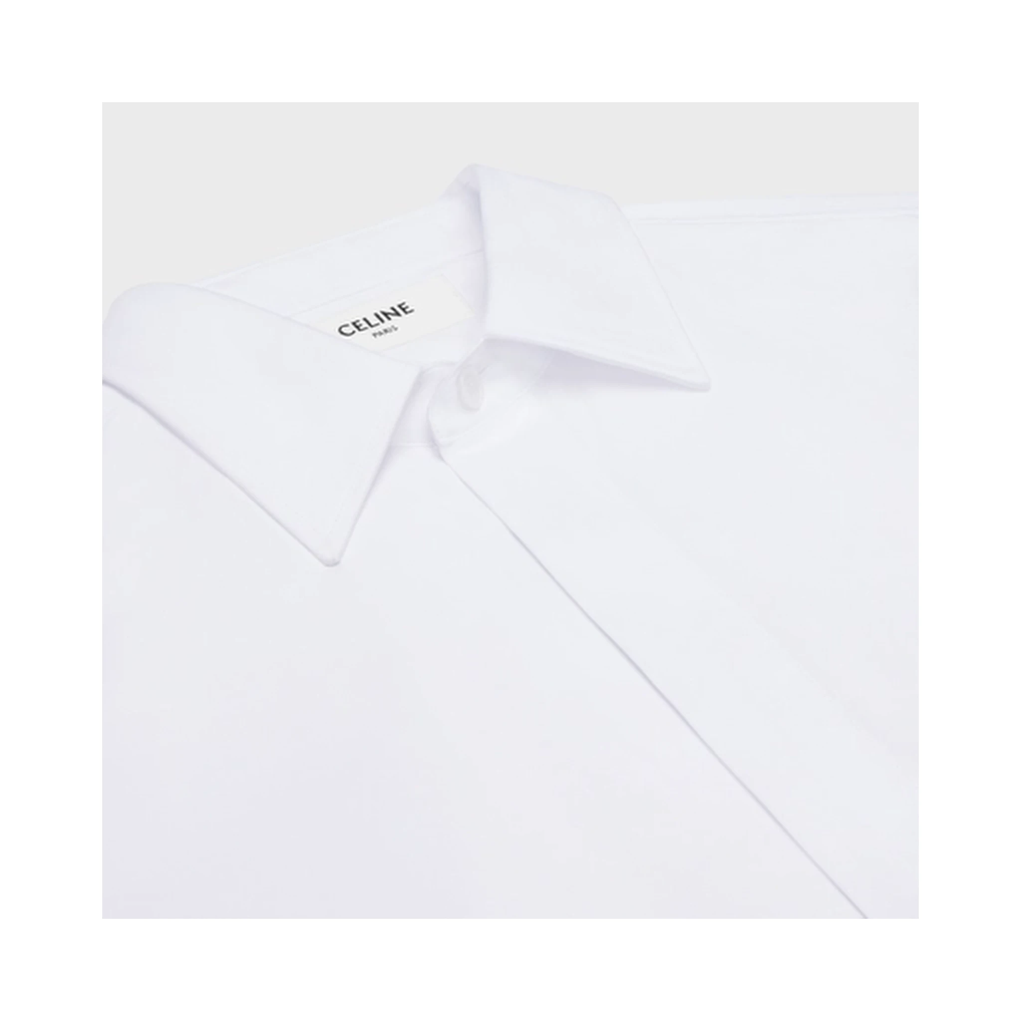 "Loose" shirt in cotton poplin