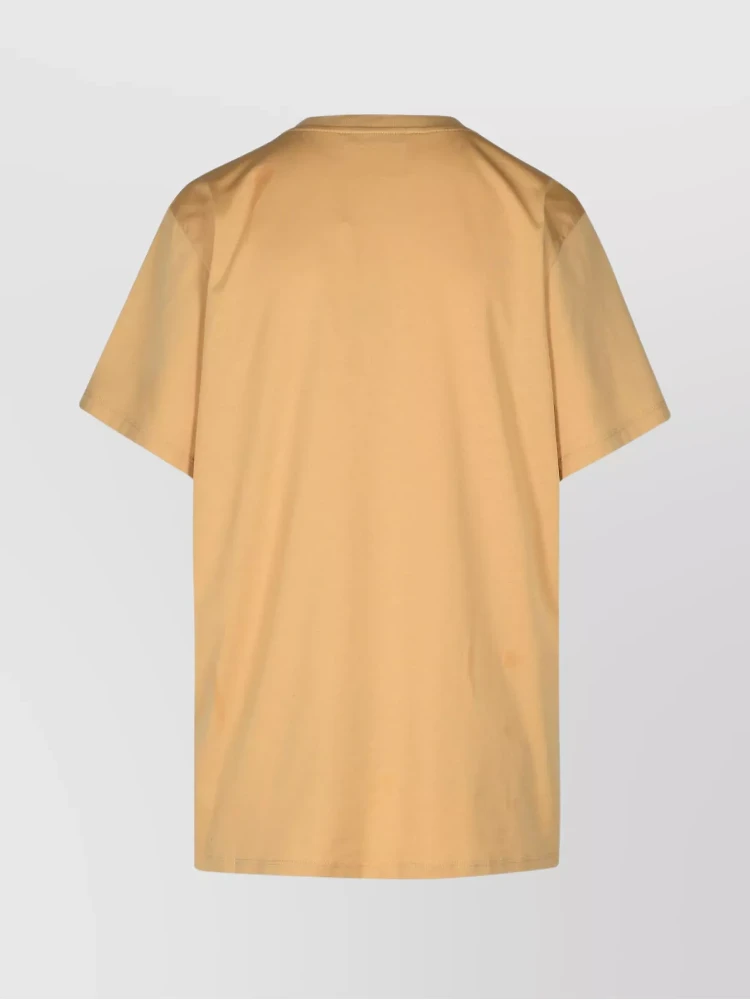 Cotton t-shirt with logo alternative