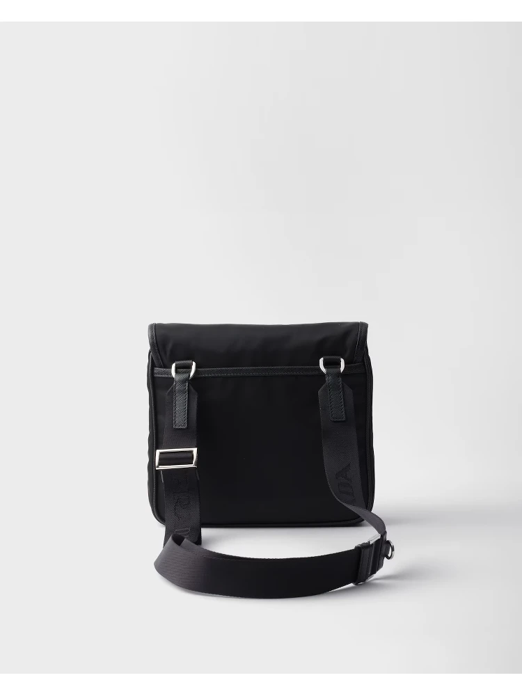 Re-Nylon and Saffiano leather crossbody bag alternative