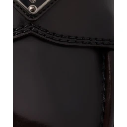 Brushed leather loafers