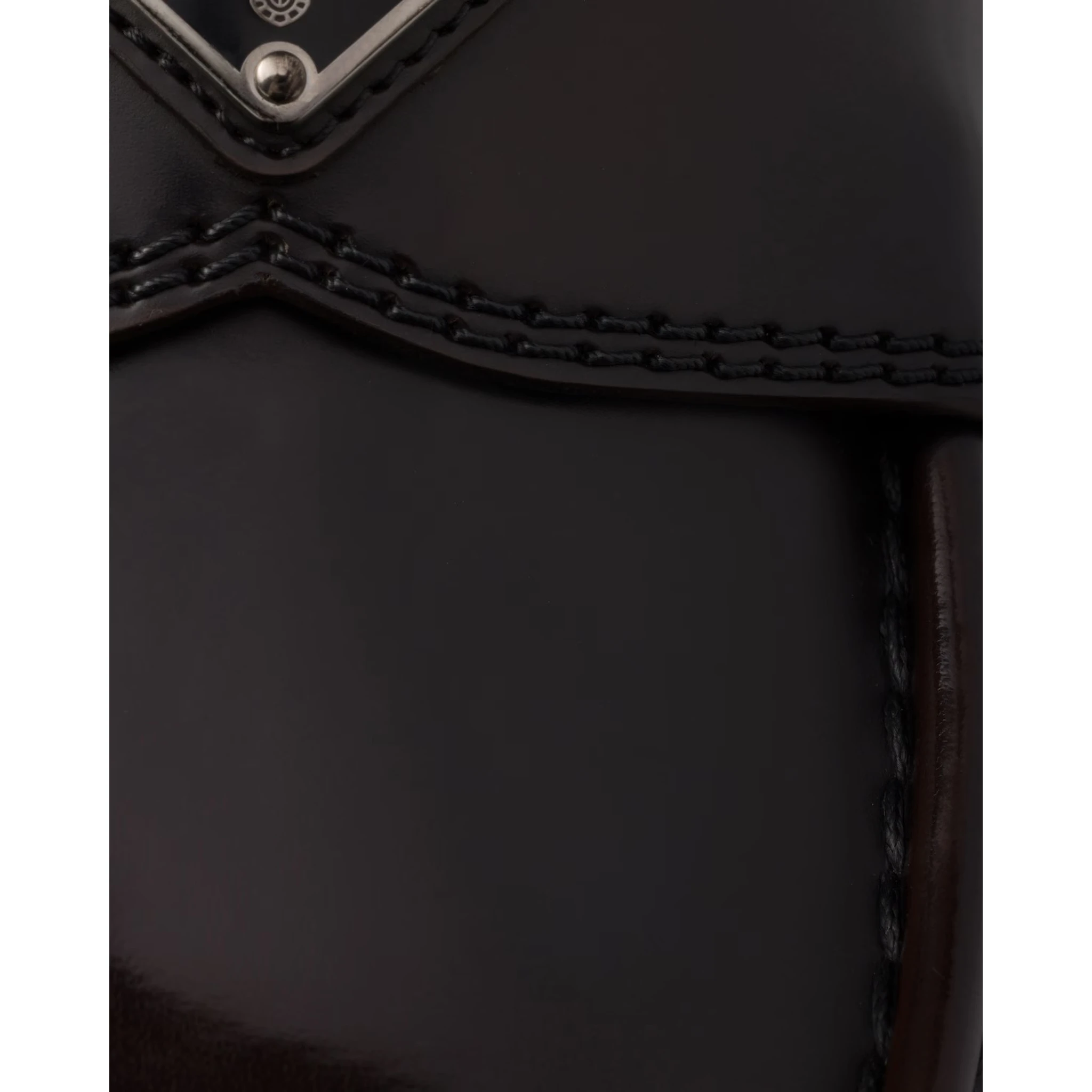 Brushed leather loafers