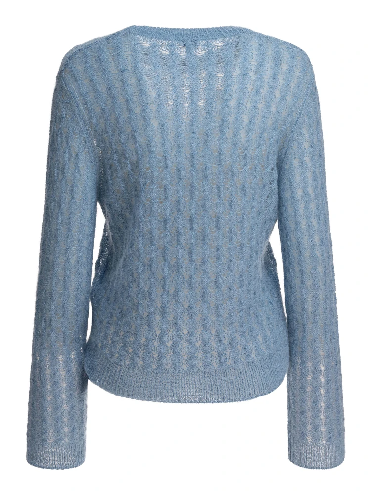 Sweater with perforated detail alternative