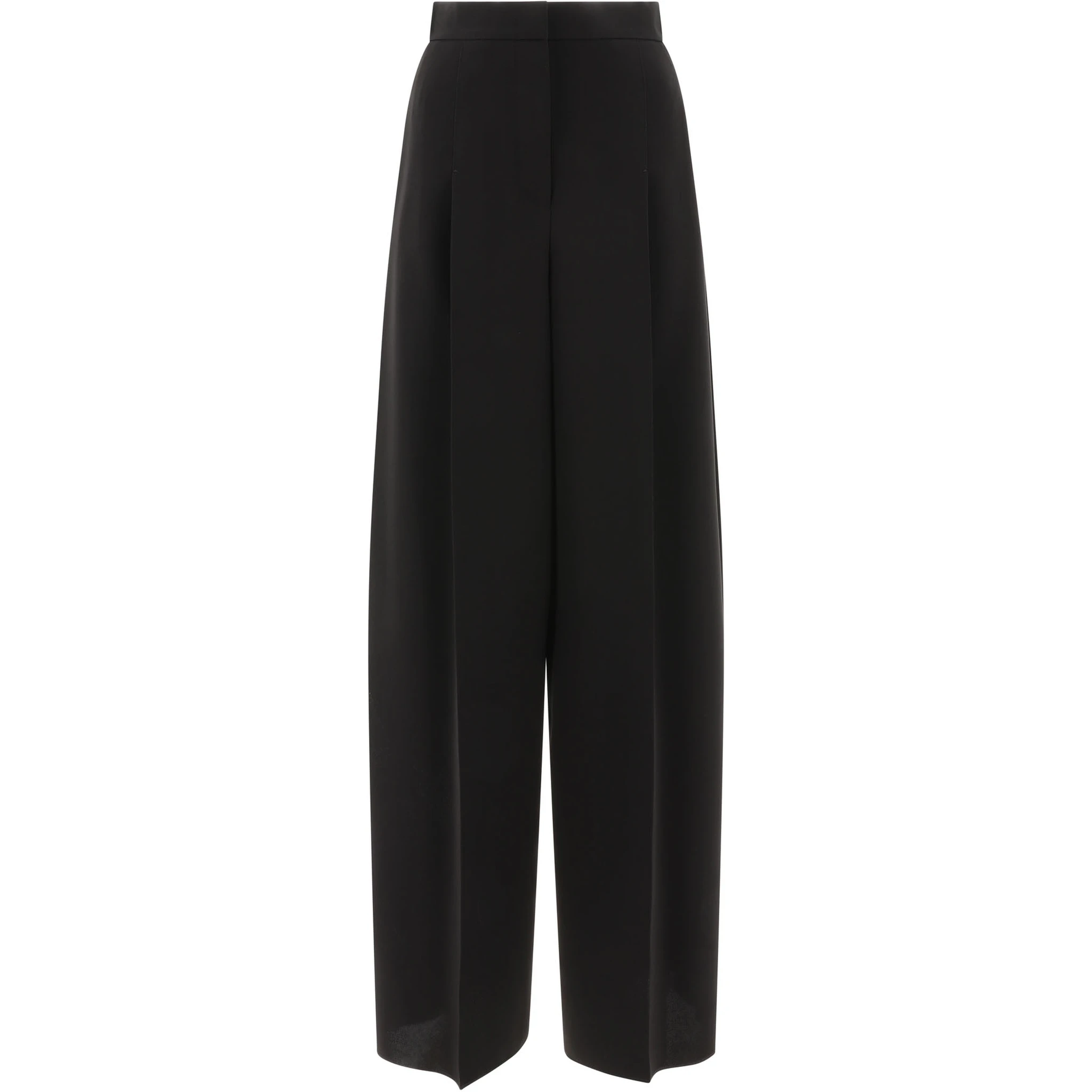 Wide leg pleated pants