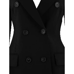 "Adamo" wool stretch double-breasted blazer