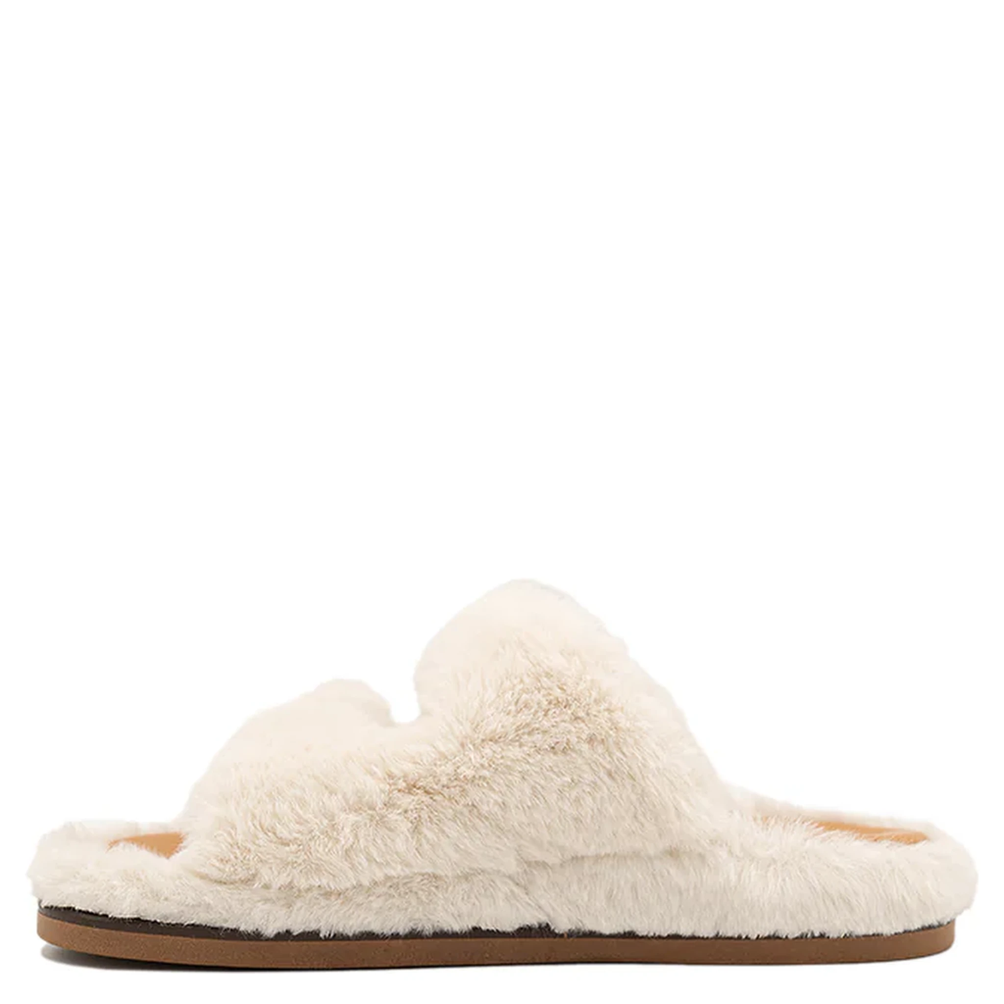 "Greta" eco fur slippers