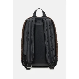 Leather backpack Intrecciato