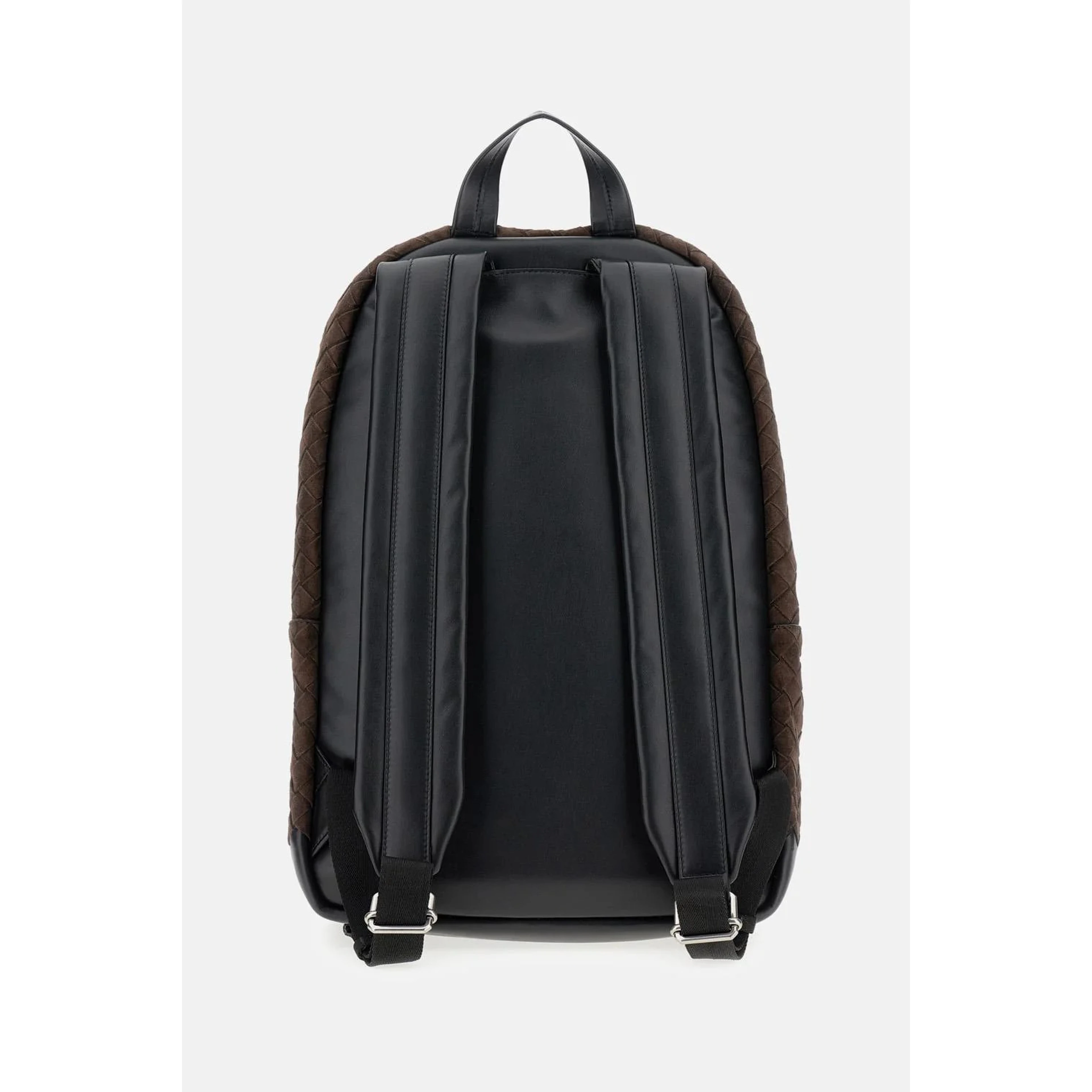 Leather backpack Intrecciato